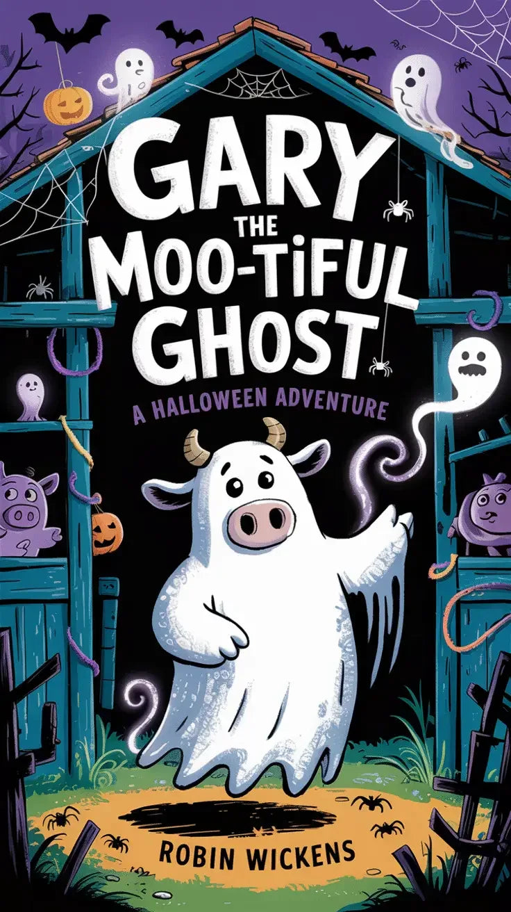Gary the Moo-tiful Ghost: A Halloween Adventure-Robs Books