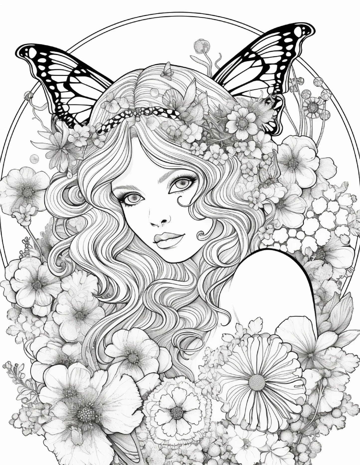 104 Forest Fairy Coloring Pages-Robs Books