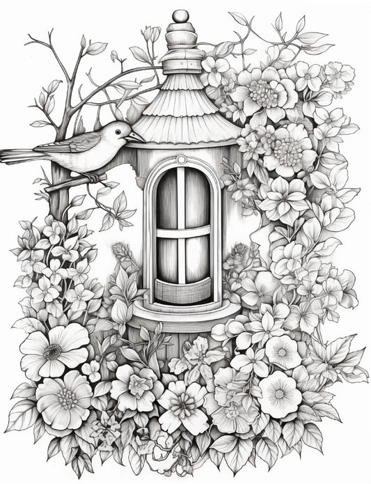 220 Secret Garden Coloring Pages-Robs Books