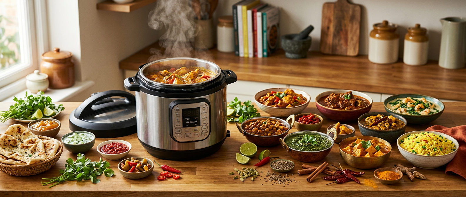 100 Pressure Cooker Curry Recipes: Big Flavour Without the Long Wait - Robs Books
