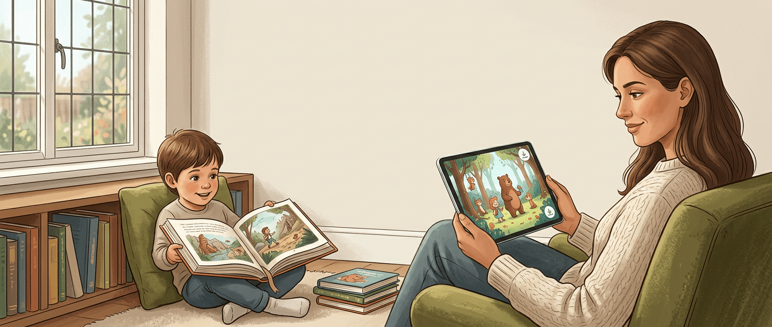 Downloadable Children's Books vs. Physical Books: An Honest Comparison for Parents Who Want What's Best - Robs Books