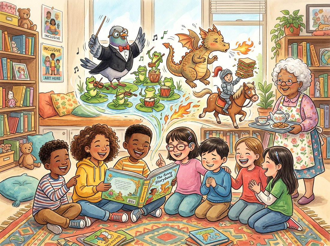 Funny Stories for Children: Why Humour in Kids' Books Is Doing Way More Than Just Getting a Laugh - Robs Books