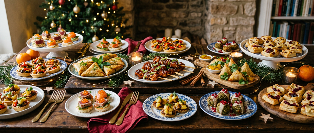 Global Fusion Christmas Party Bites: Bring the World to Your Festive Table - Robs Books