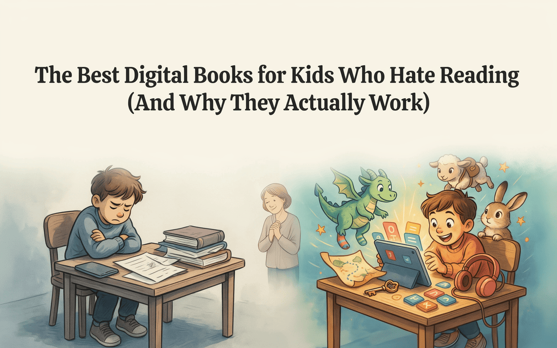 The Best Digital Books for Kids Who Hate Reading (And Why They Actually Work) - Robs Books