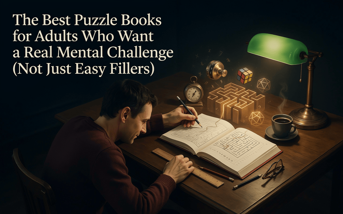 The Best Puzzle Books for Adults Who Want a Real Mental Challenge (Not Just Easy Fillers) - Robs Books