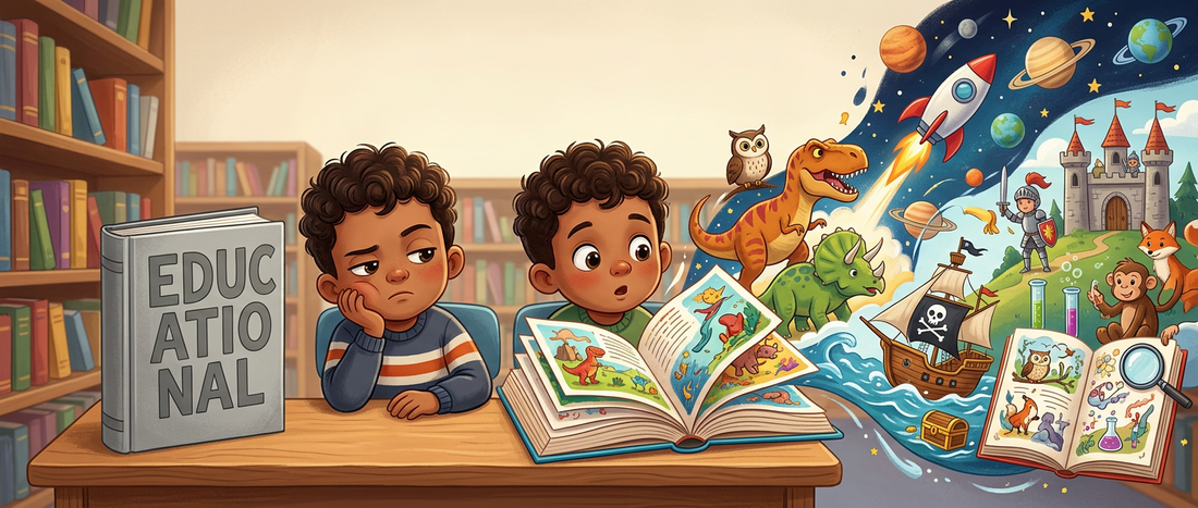 The Truth About Educational Books for Kids: Why 'Educational' on the Cover Usually Means Boring Inside - Robs Books