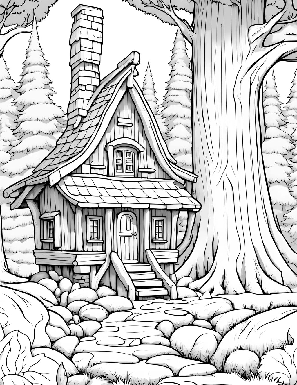 Enchanting Dwarf Homes A Magical Coloring Adventure - Robs Books