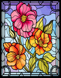 233 Floral Stained Glass Coloring Pages - Robs Books