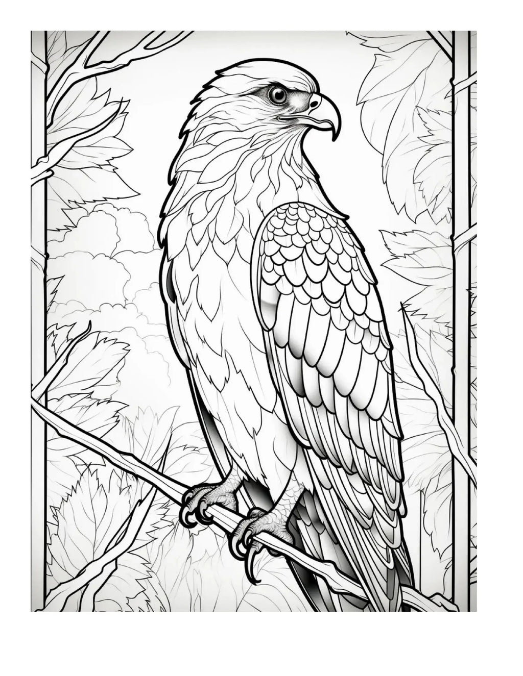 100 Stained Glass Bird Coloring Pages 1 - Robs Books