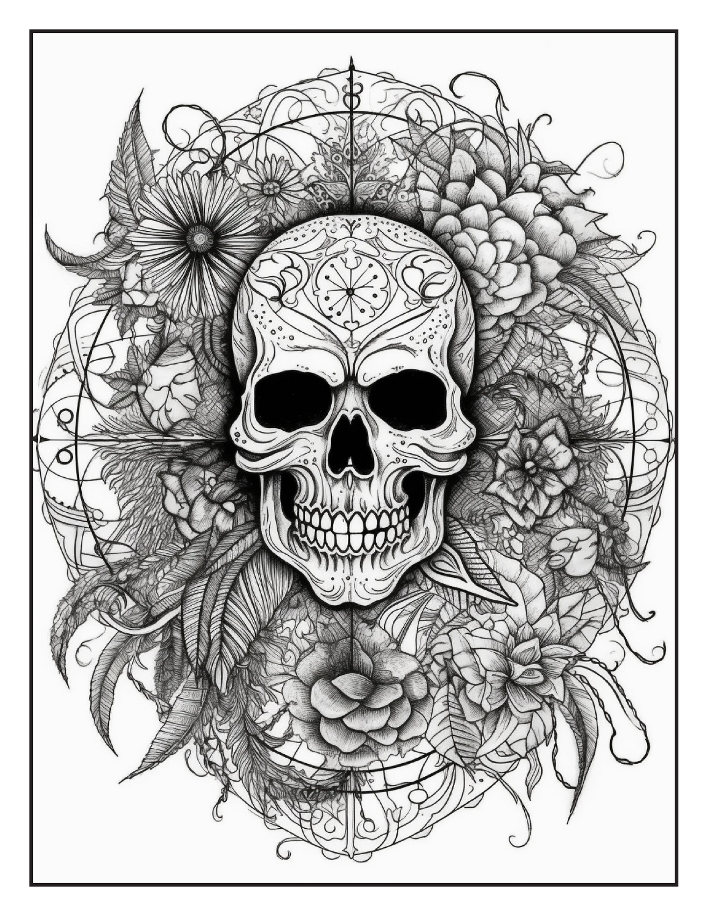 120 Halloween Mandala Coloring Pages-Robs Books