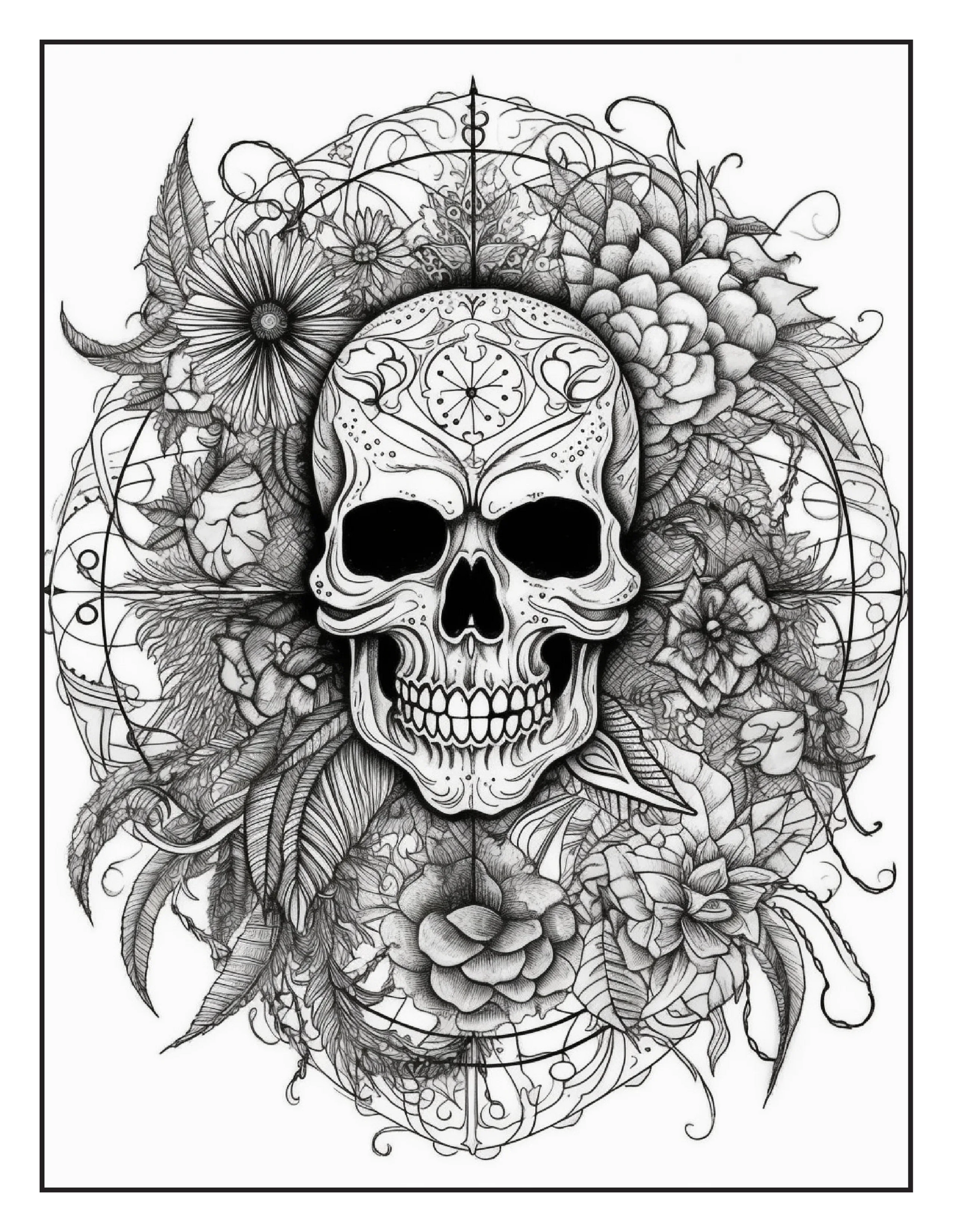 120 Halloween Mandala Coloring Pages-Robs Books