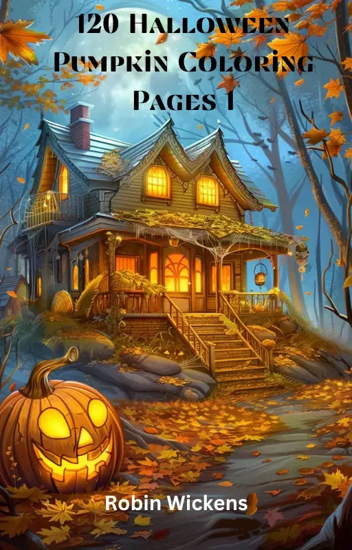 120 Halloween Pumpkin Coloring Pages-Robs Books