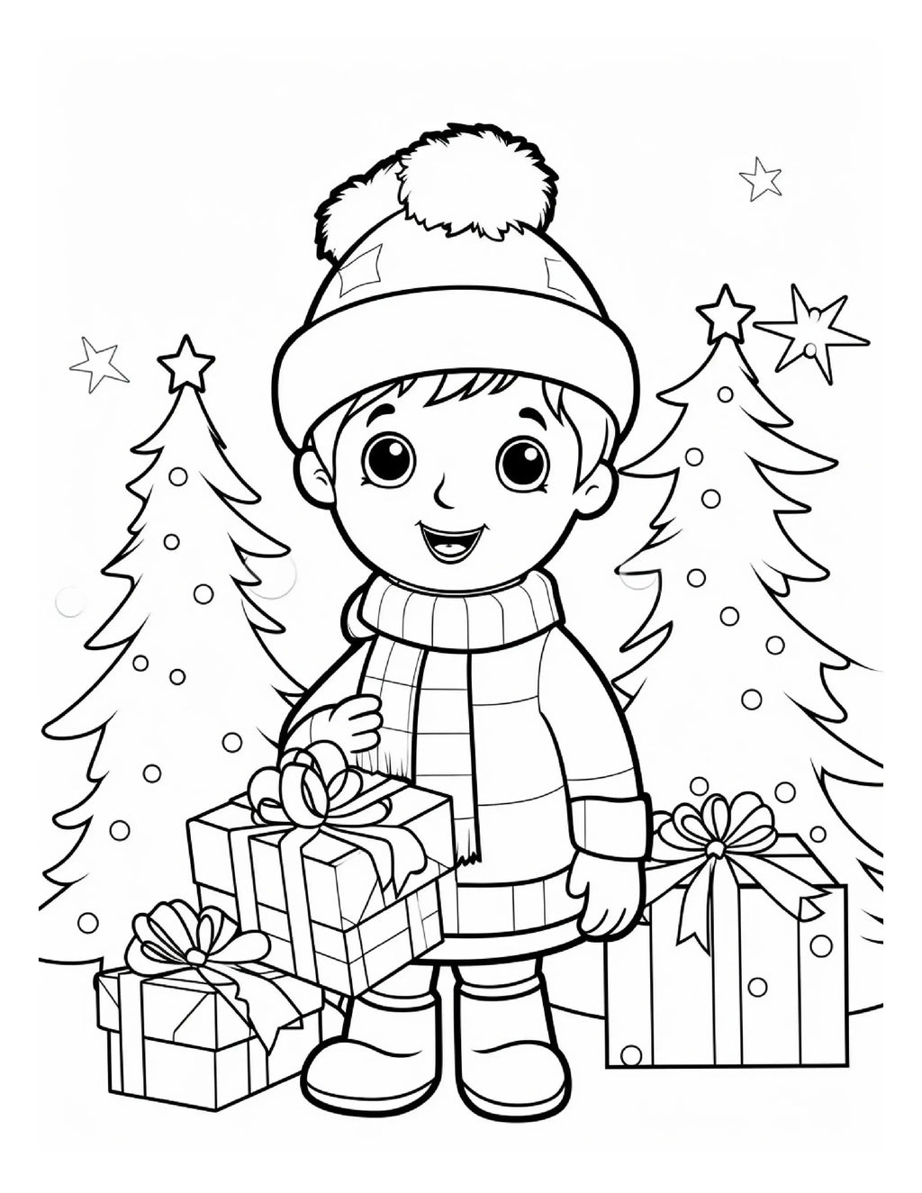 120 Christmas Coloring Pages - Robs Books
