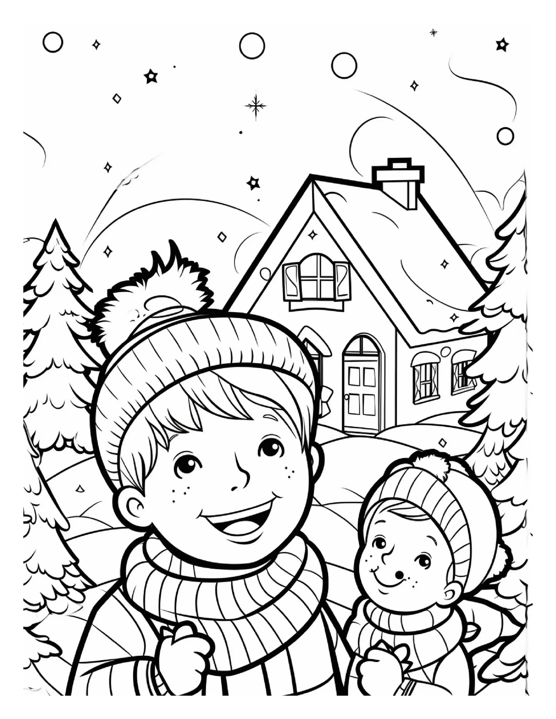 120 Christmas Coloring Pages-Robs Books