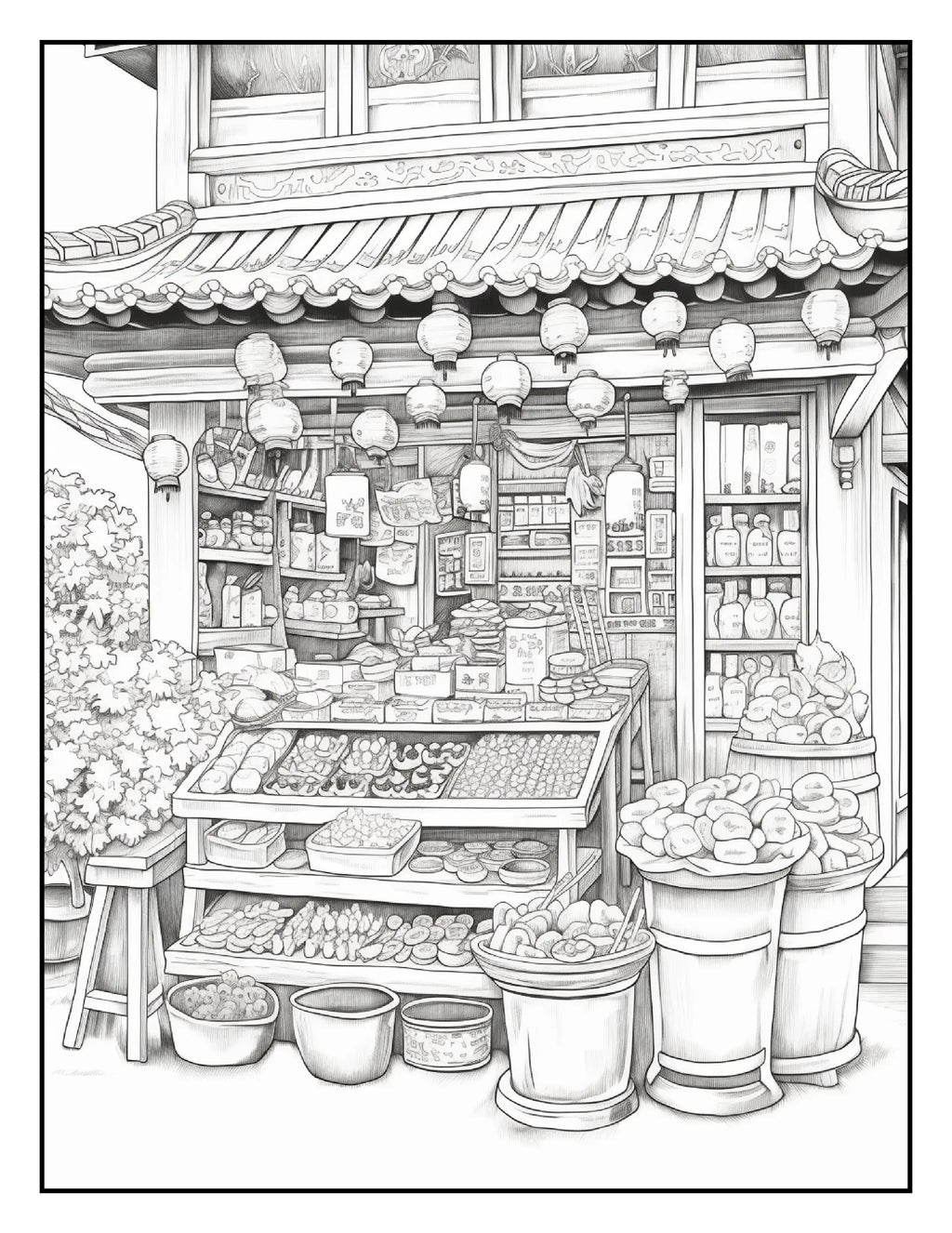 150 Chinese Shop Coloring Pages - Robs Books