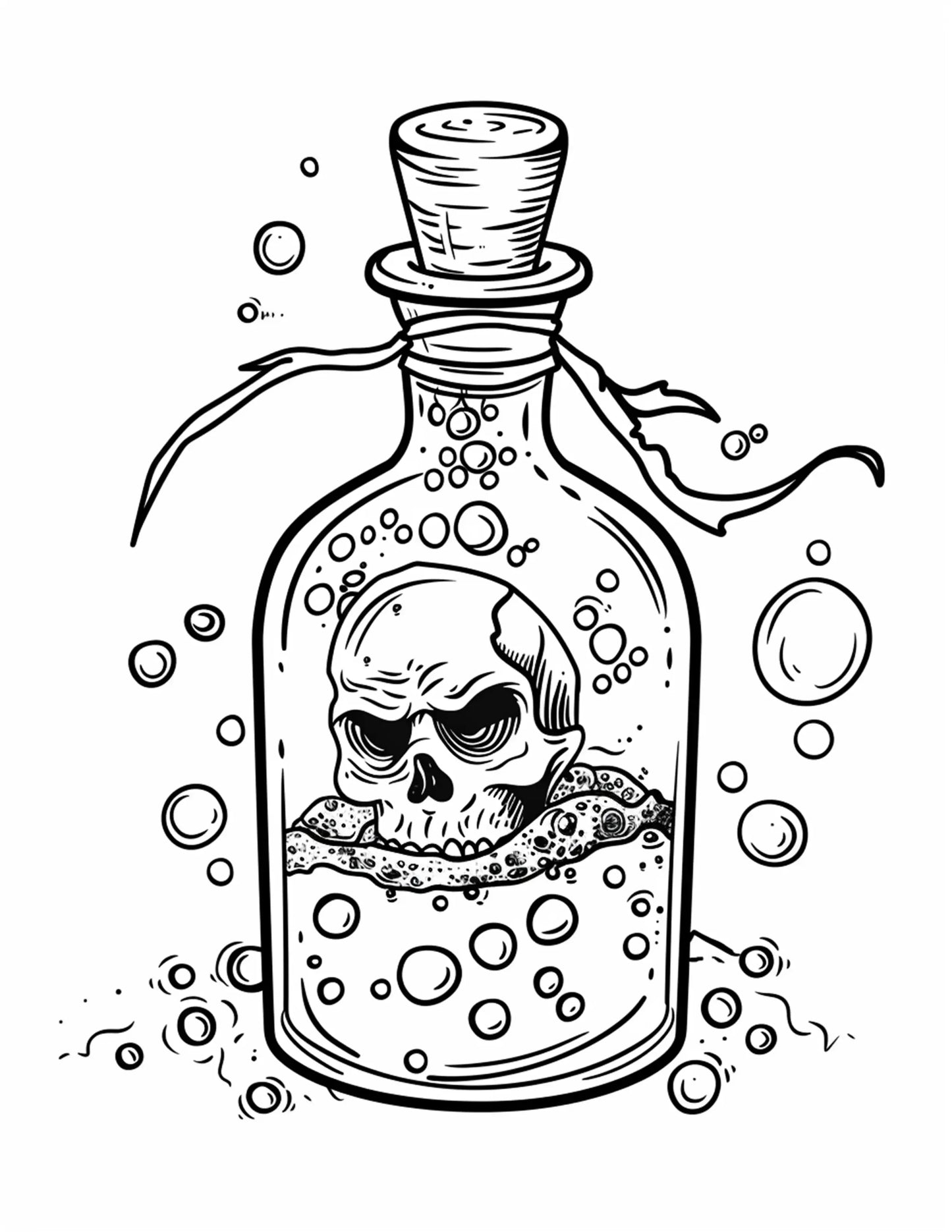 160 Horror Halloween Coloring Pages-Robs Books