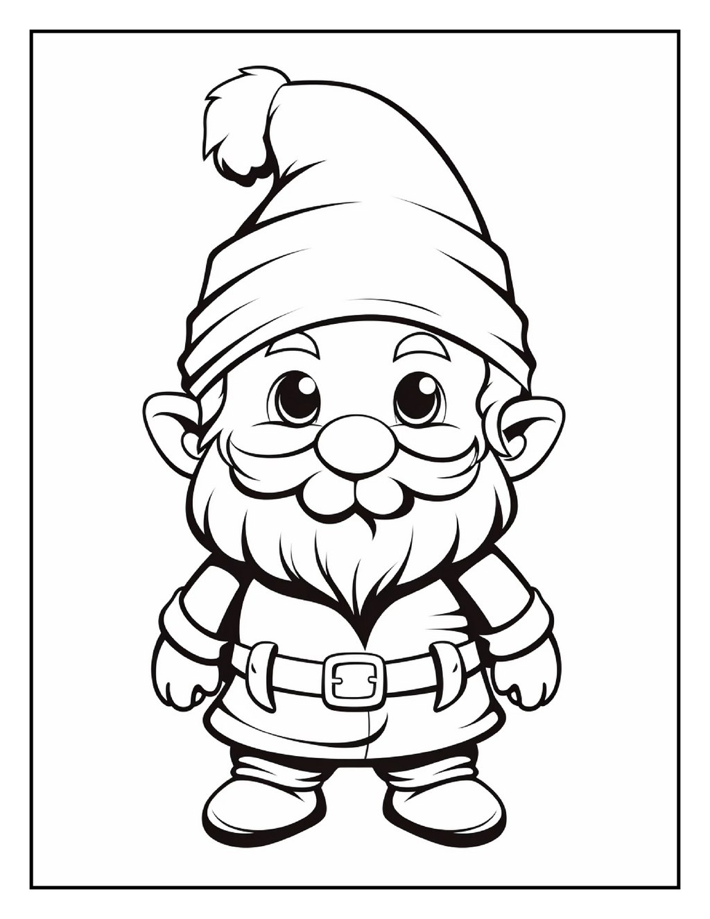 150 Christmas Coloring Pages For Kids 8 - Robs Books