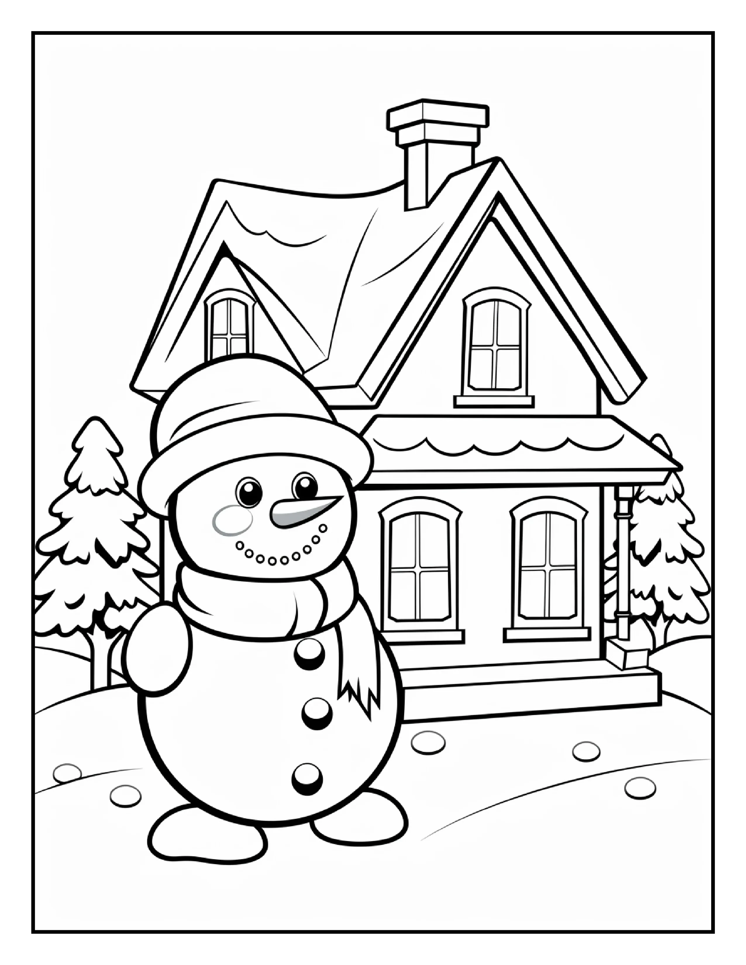 150 Christmas Coloring Pages For Kids 8 - Robs Books