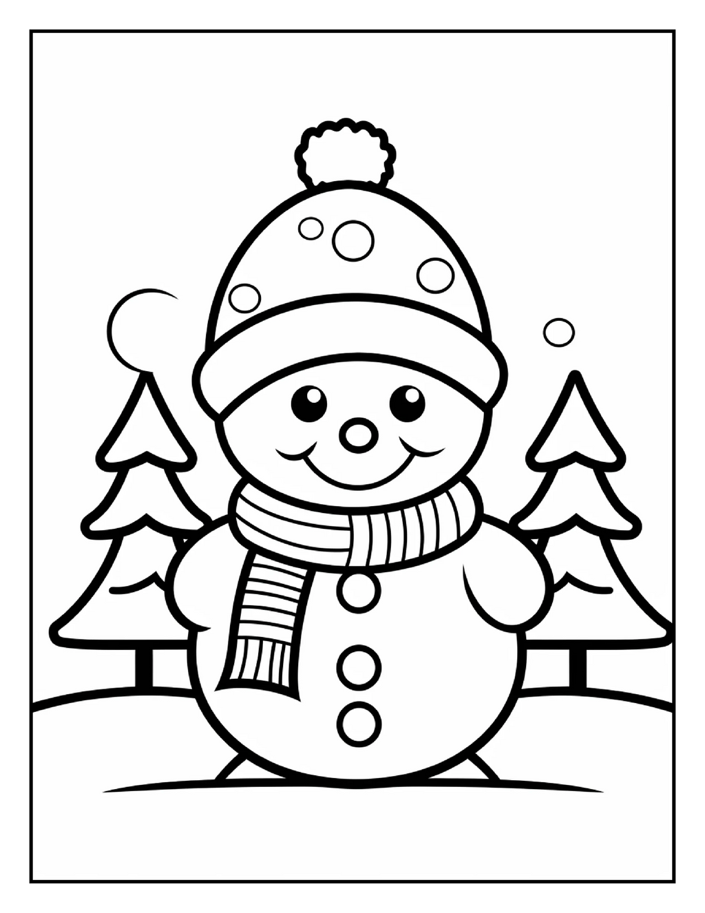 150 Christmas Coloring Pages For Kids 8 - Robs Books