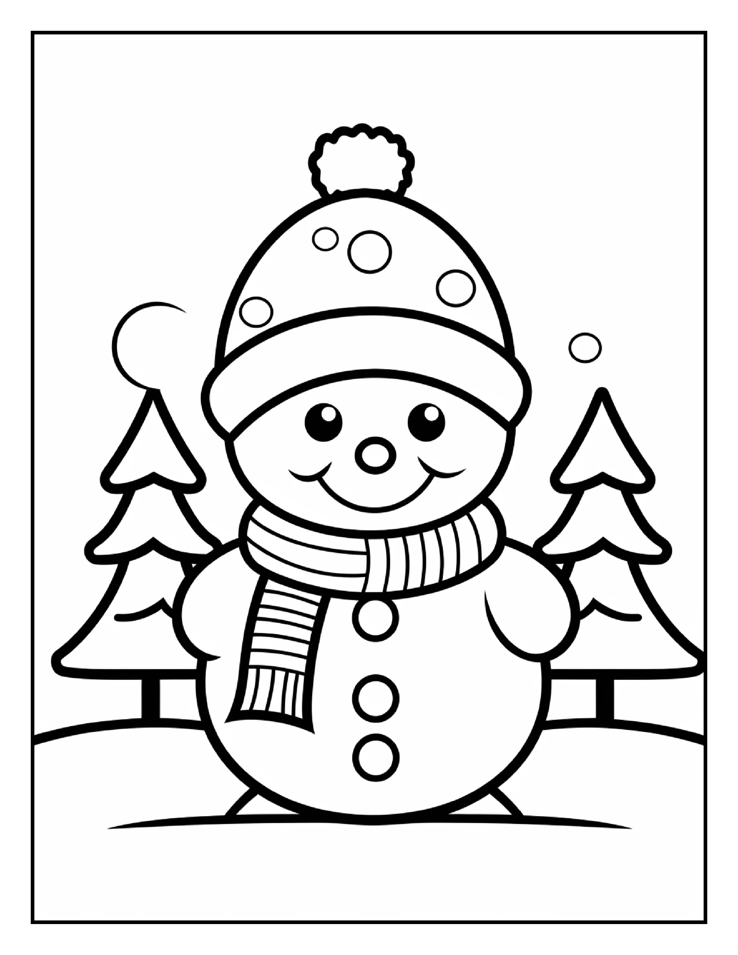 150 Christmas Coloring Pages For Kids 8 - Robs Books