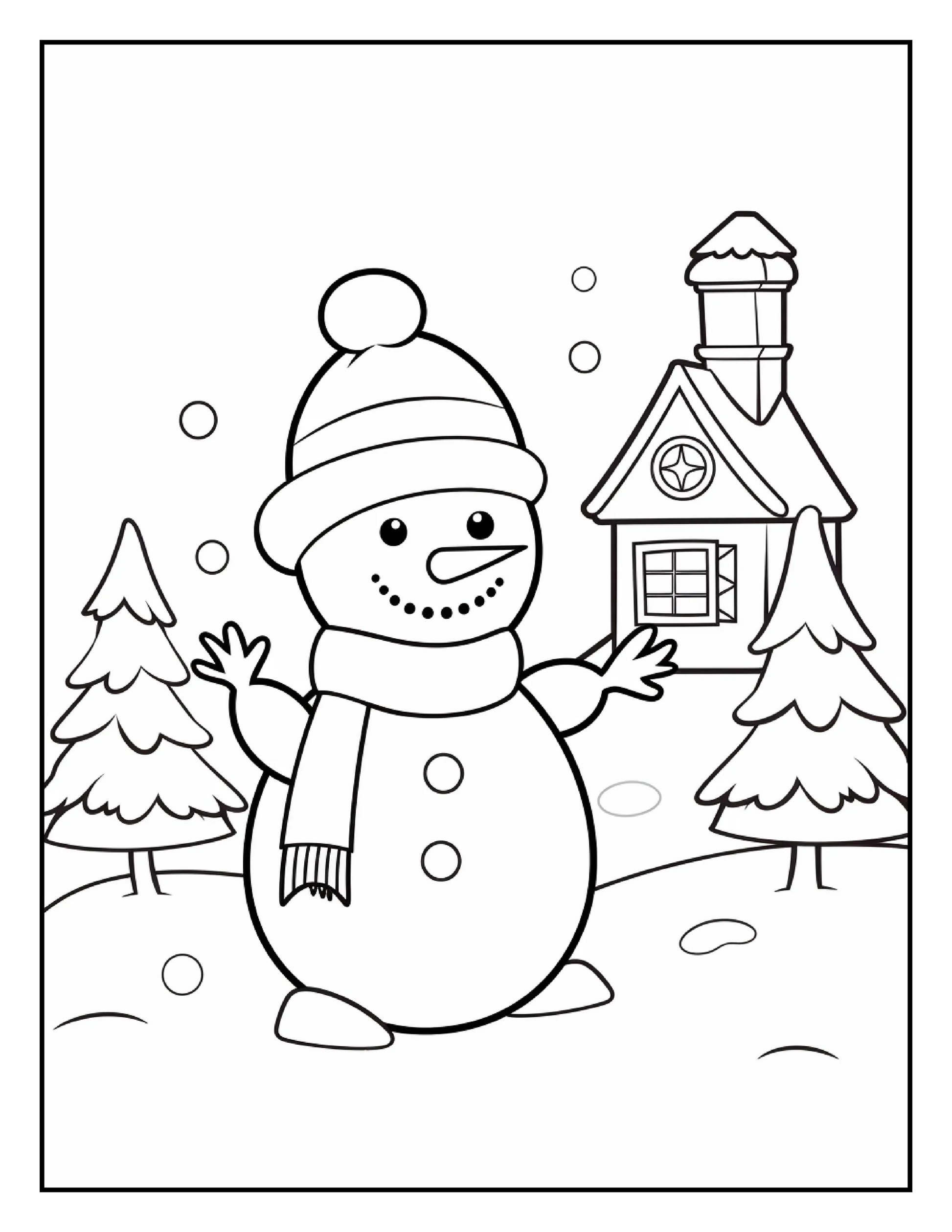 150 Christmas Coloring Pages For Kids 8-Robs Books