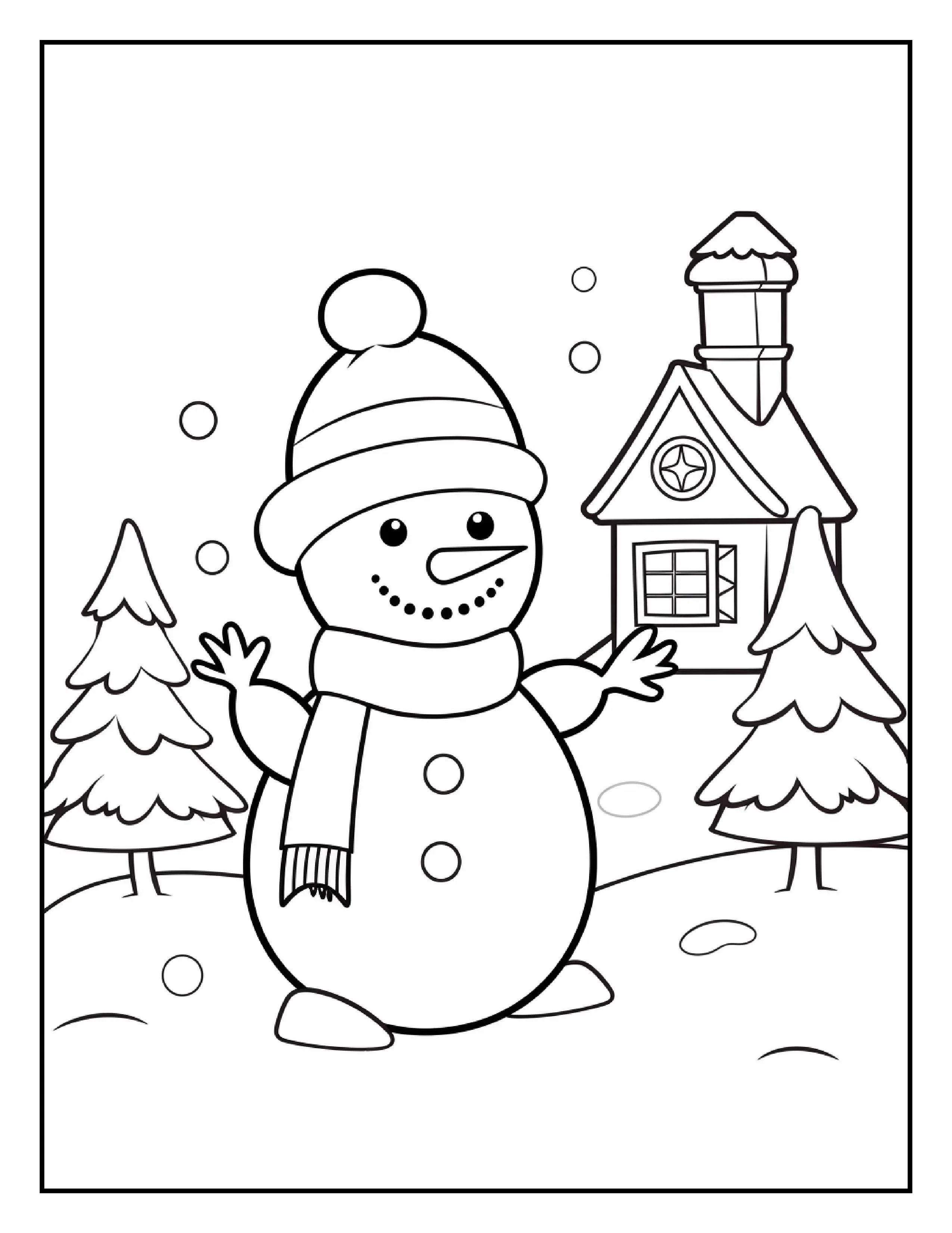 150 Christmas Coloring Pages For Kids 8 - Robs Books