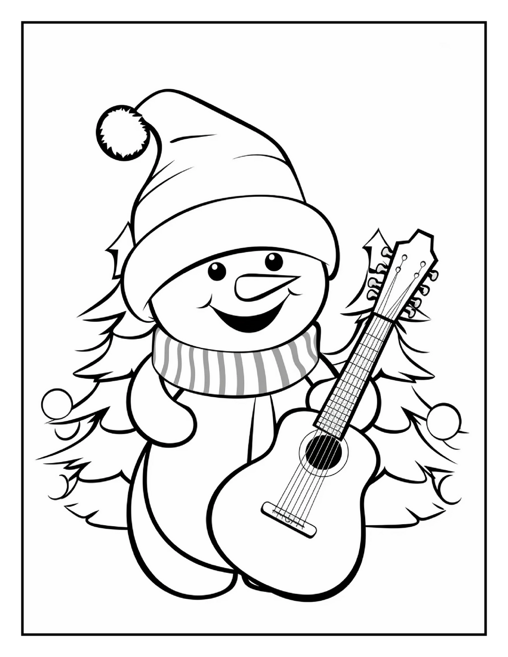 150 Christmas Coloring Pages For Kids 8 - Robs Books