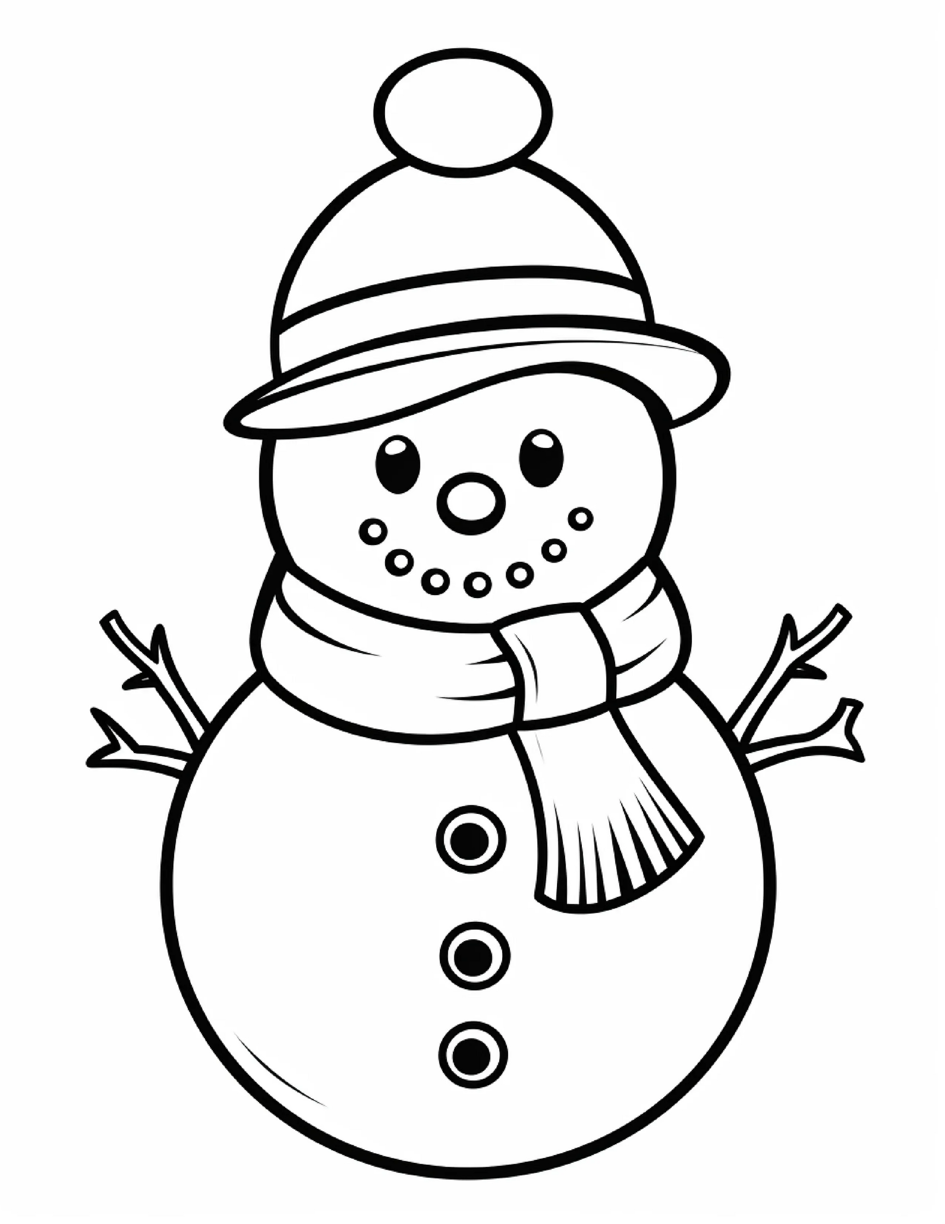 150 Cute Christmas Coloring Pages For Kids 11-Robs Books