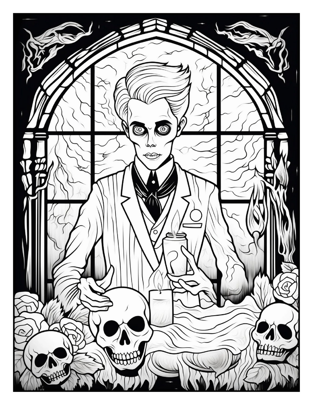 100 Halloween Ghost Coloring Pages For Adults - Robs Books