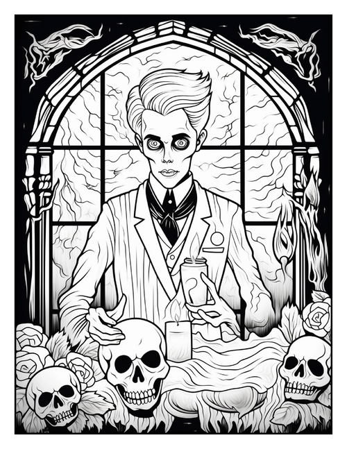 100 Halloween Ghost Coloring Pages For Adults - Robs Books