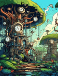 220 Steampunk Forest Coloring pages - Robs Books
