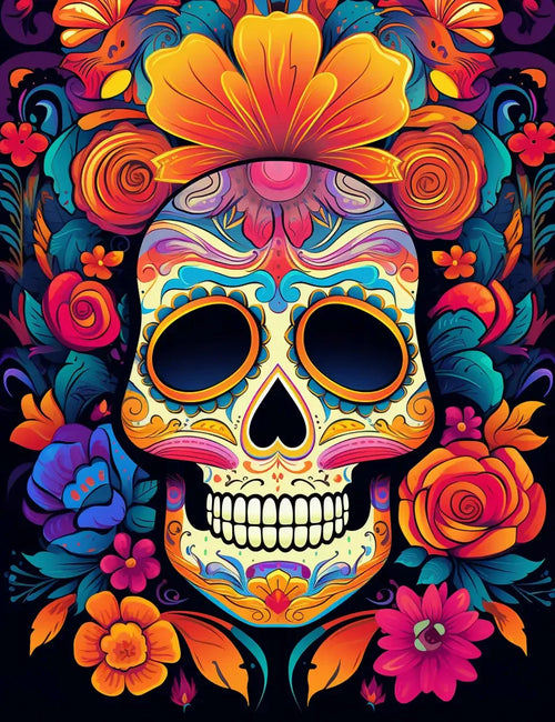 100 Day Of The Dead Coloring Pages 1 - Robs Books