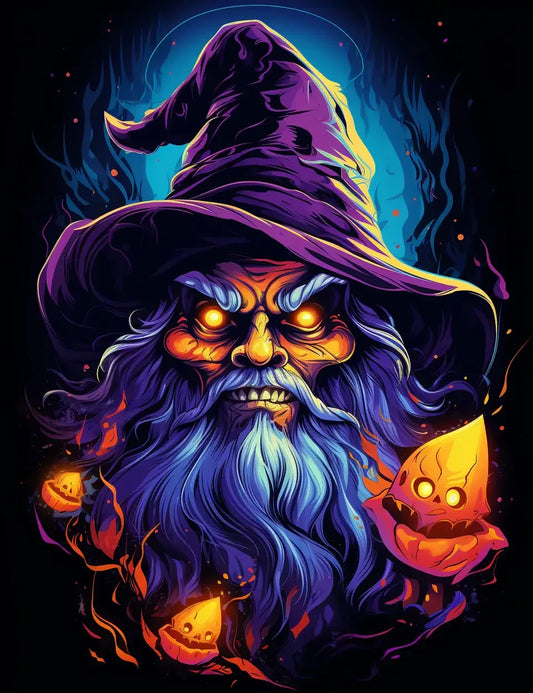 270 Halloween Wizard Coloring pages-Robs Books