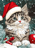 100 Christmas Cats Coloring Pages - Robs Books