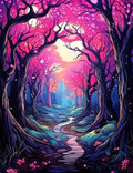 195 Enchanted Gothic Forest Coloring Pages - Robs Books