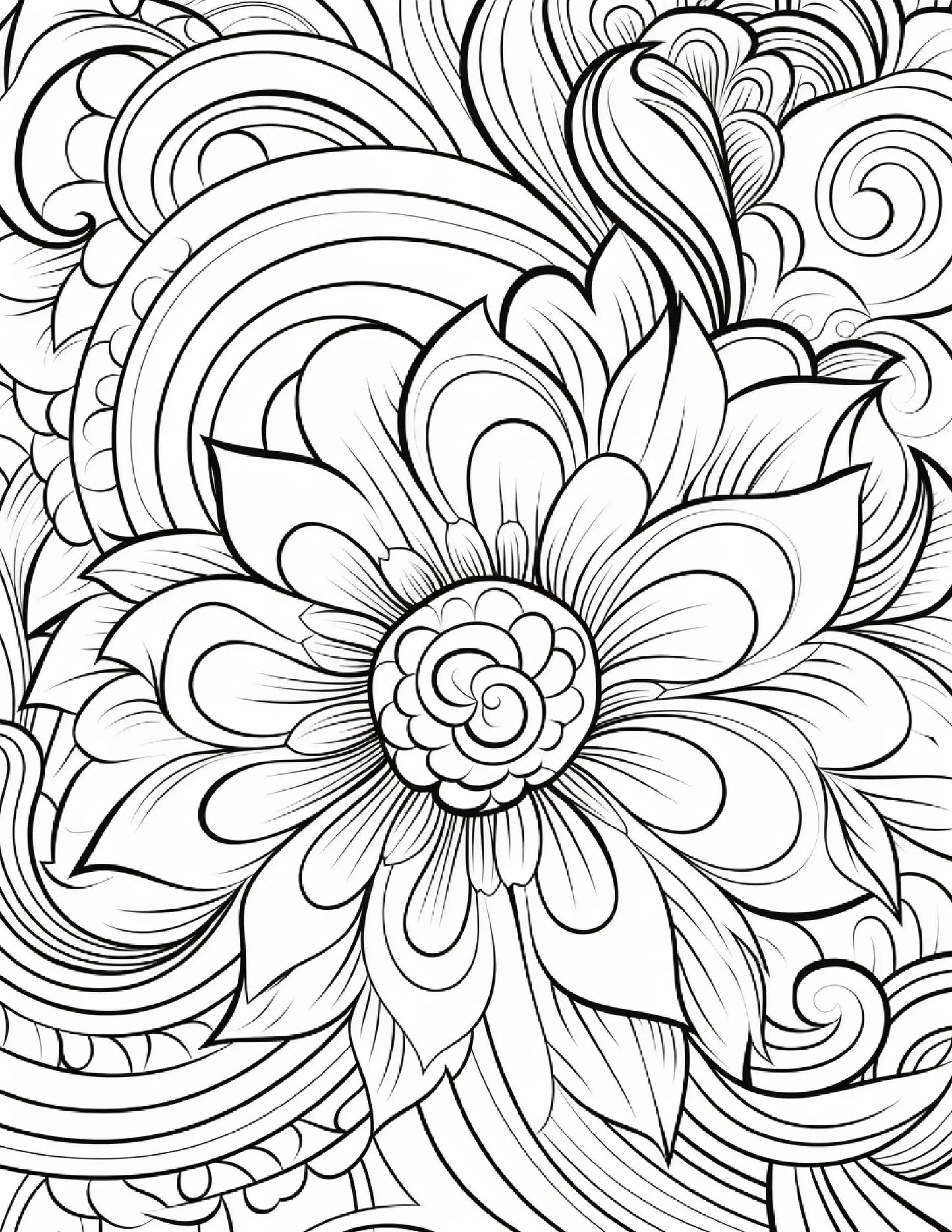 100 Zentangle Pattern Coloring Pages for Adults-Robs Books