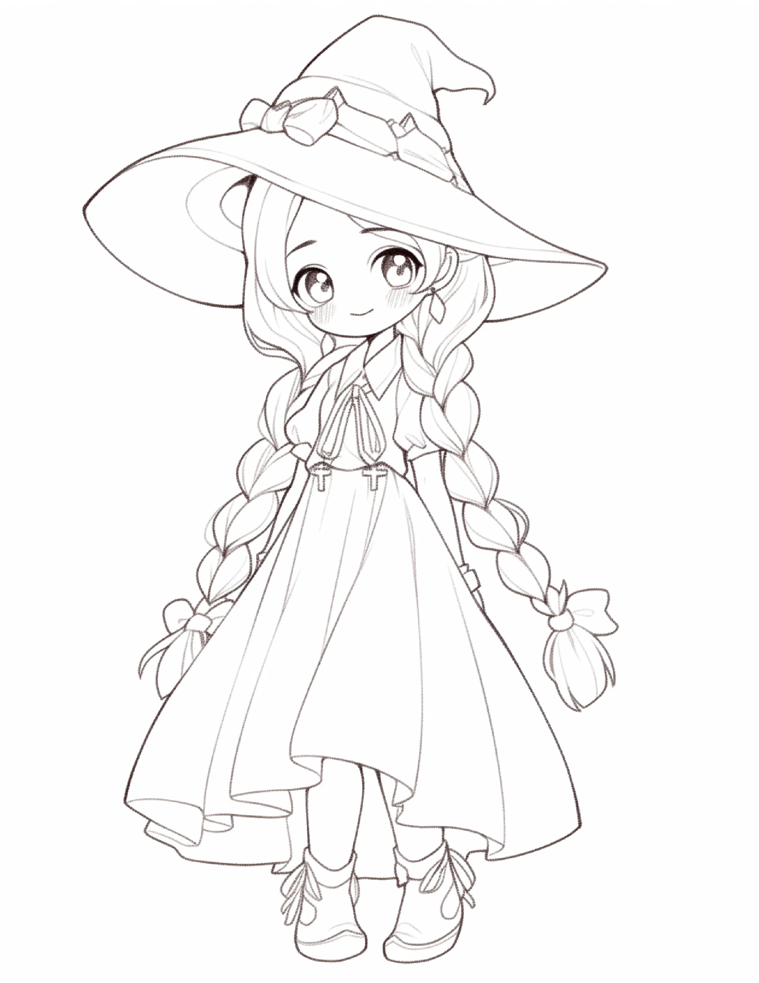 220 Halloween Witch Coloring Pages For Adults 1 - Robs Books