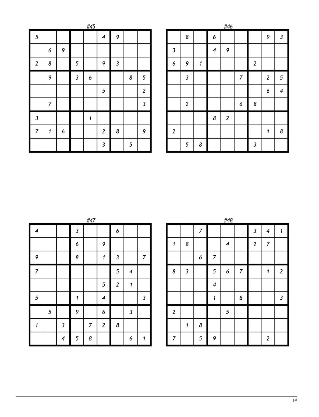 200 Sudoku Puzzles X - Robs Books