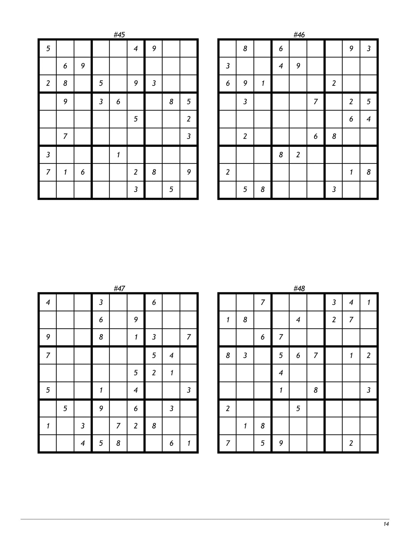 200 Sudoku Puzzles X-Robs Books