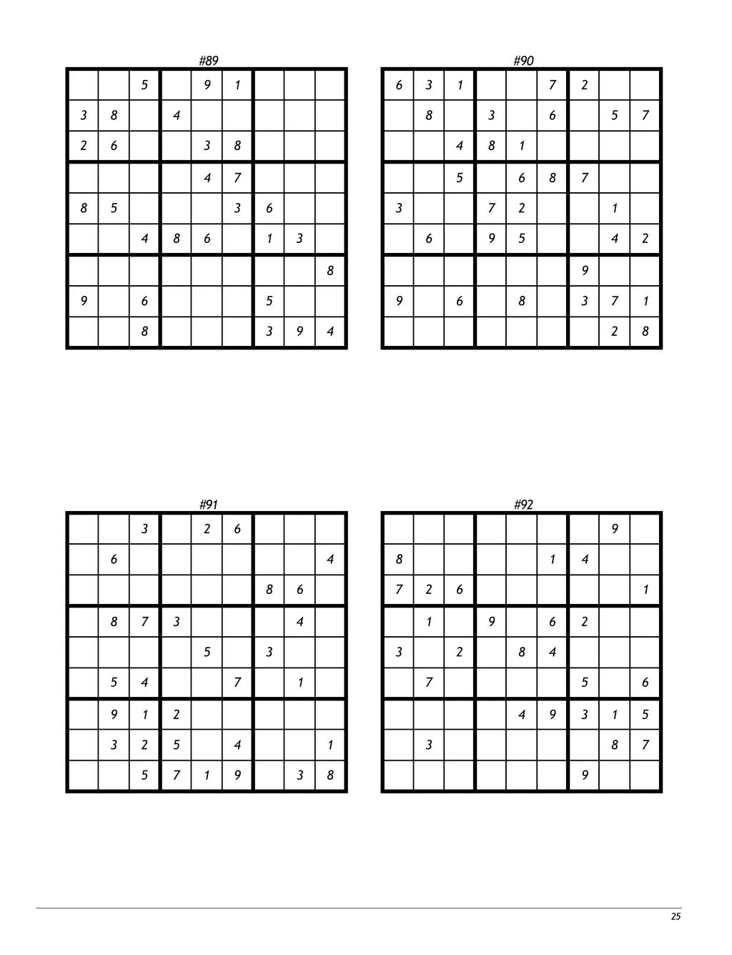 200 Sudoku Puzzles X - Robs Books