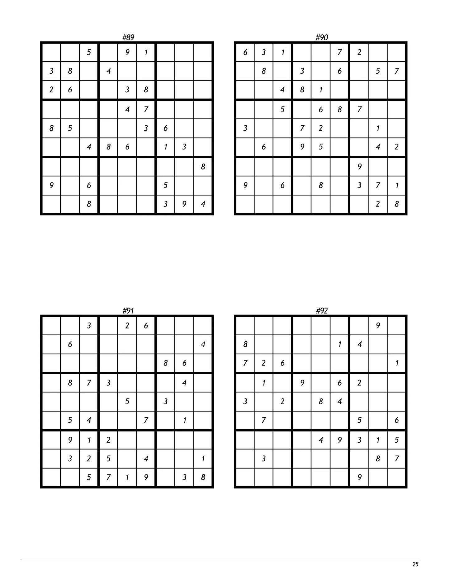 200 Sudoku Puzzles X-Robs Books