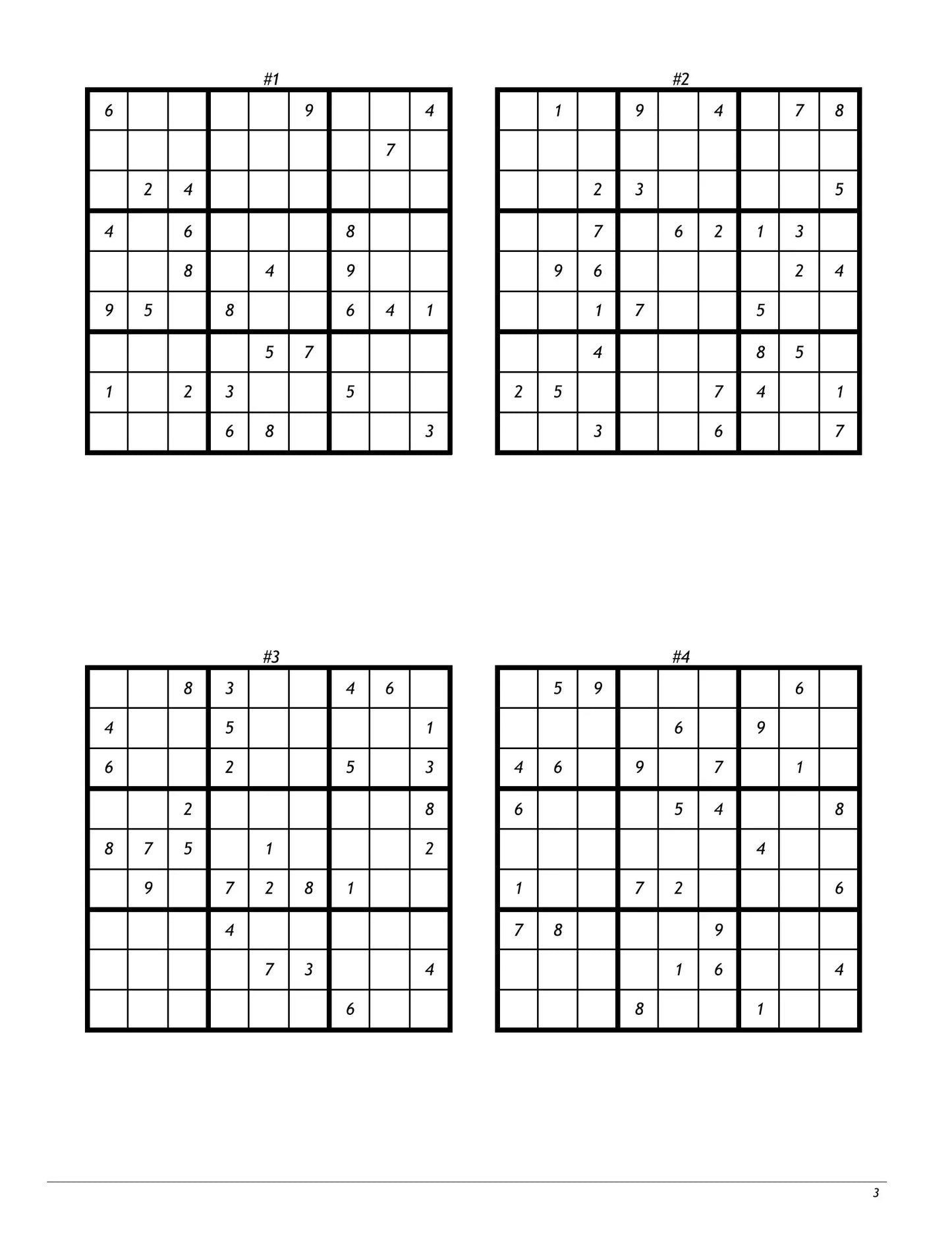 200 Sudoku Puzzles X-Robs Books