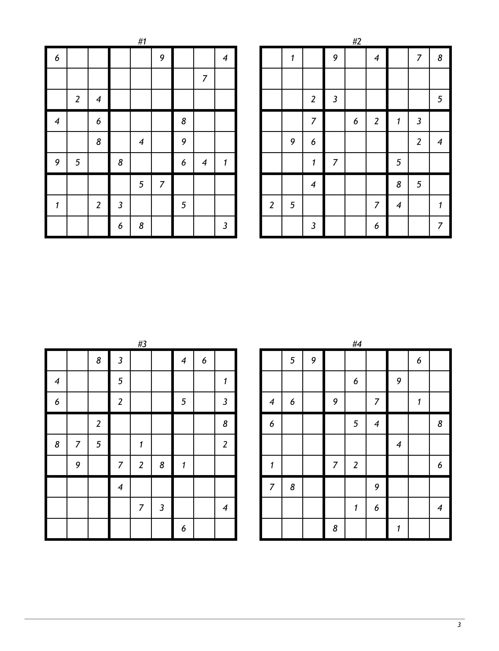 200 Sudoku Puzzles X-Robs Books
