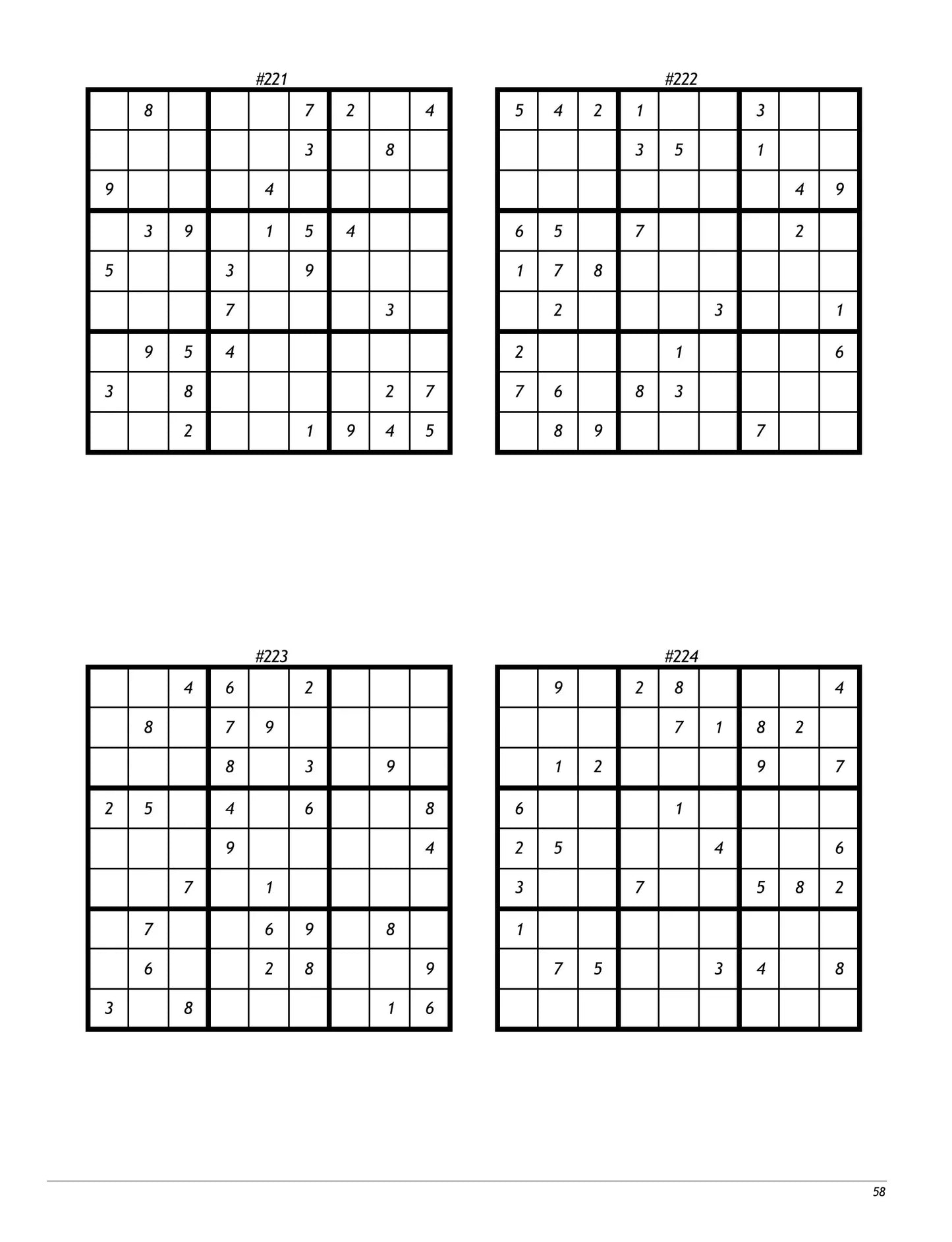 200 Sudoku Puzzles X-Robs Books