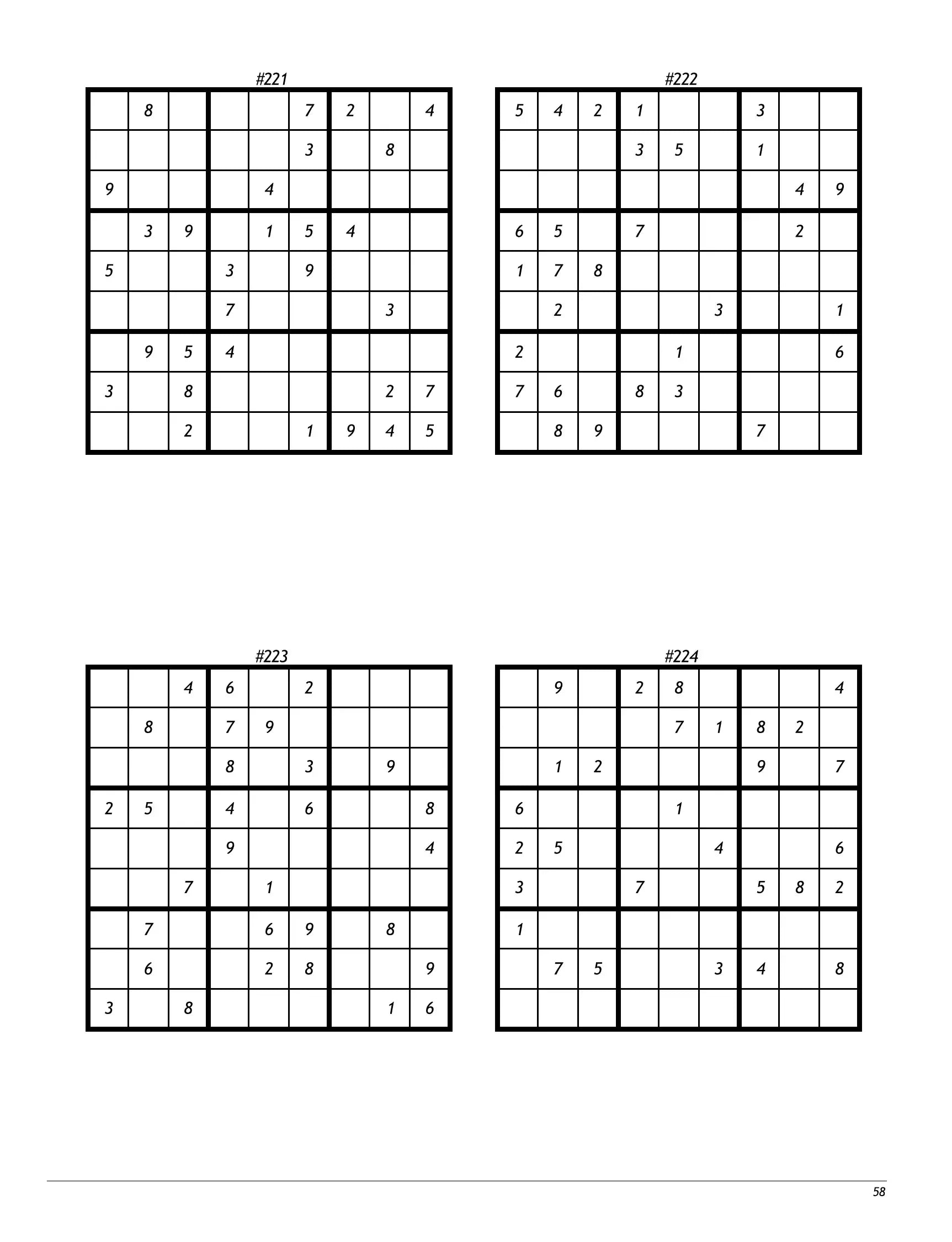 200 Sudoku Puzzles X-Robs Books
