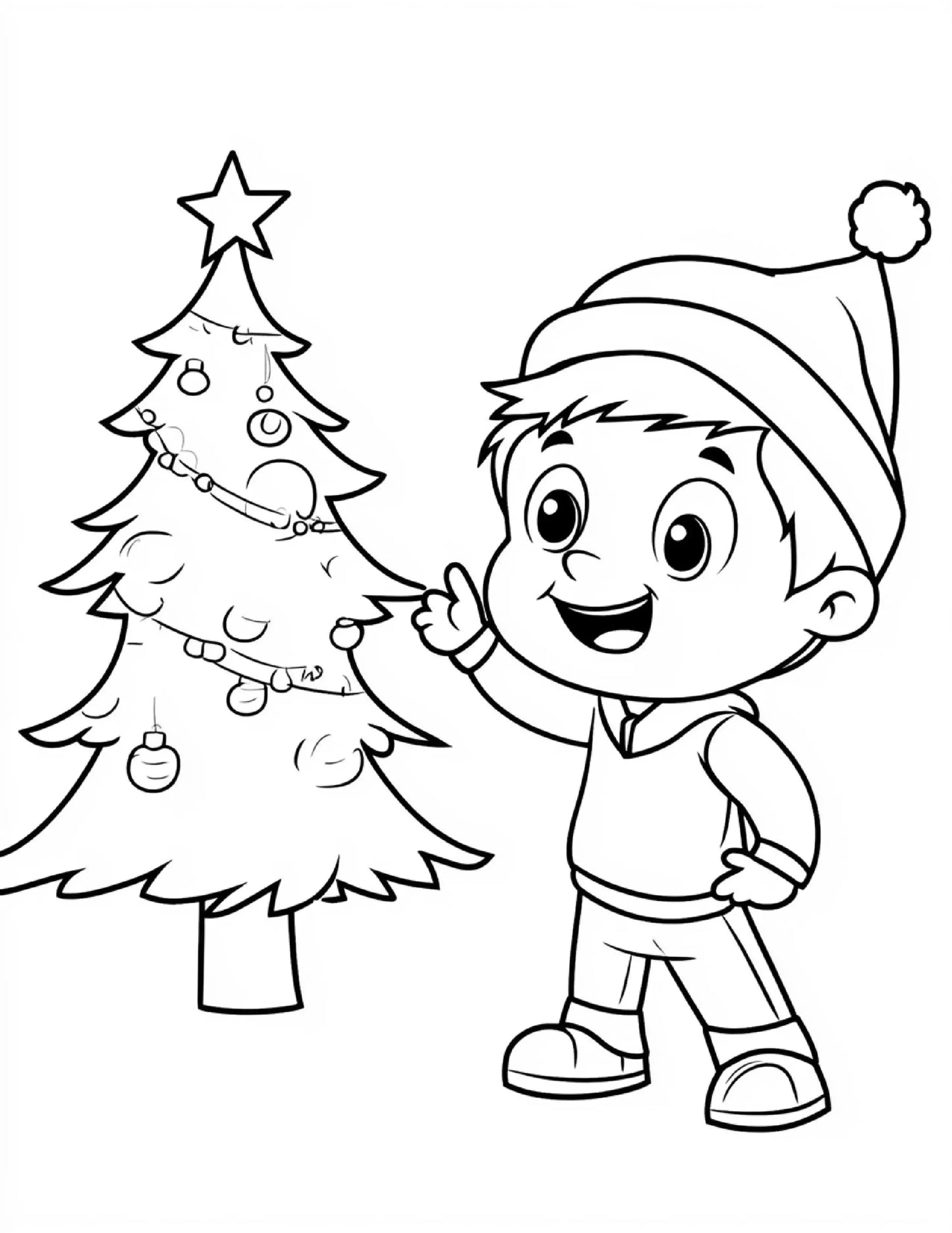 300 Christmas Coloring Pages for Kids-Robs Books