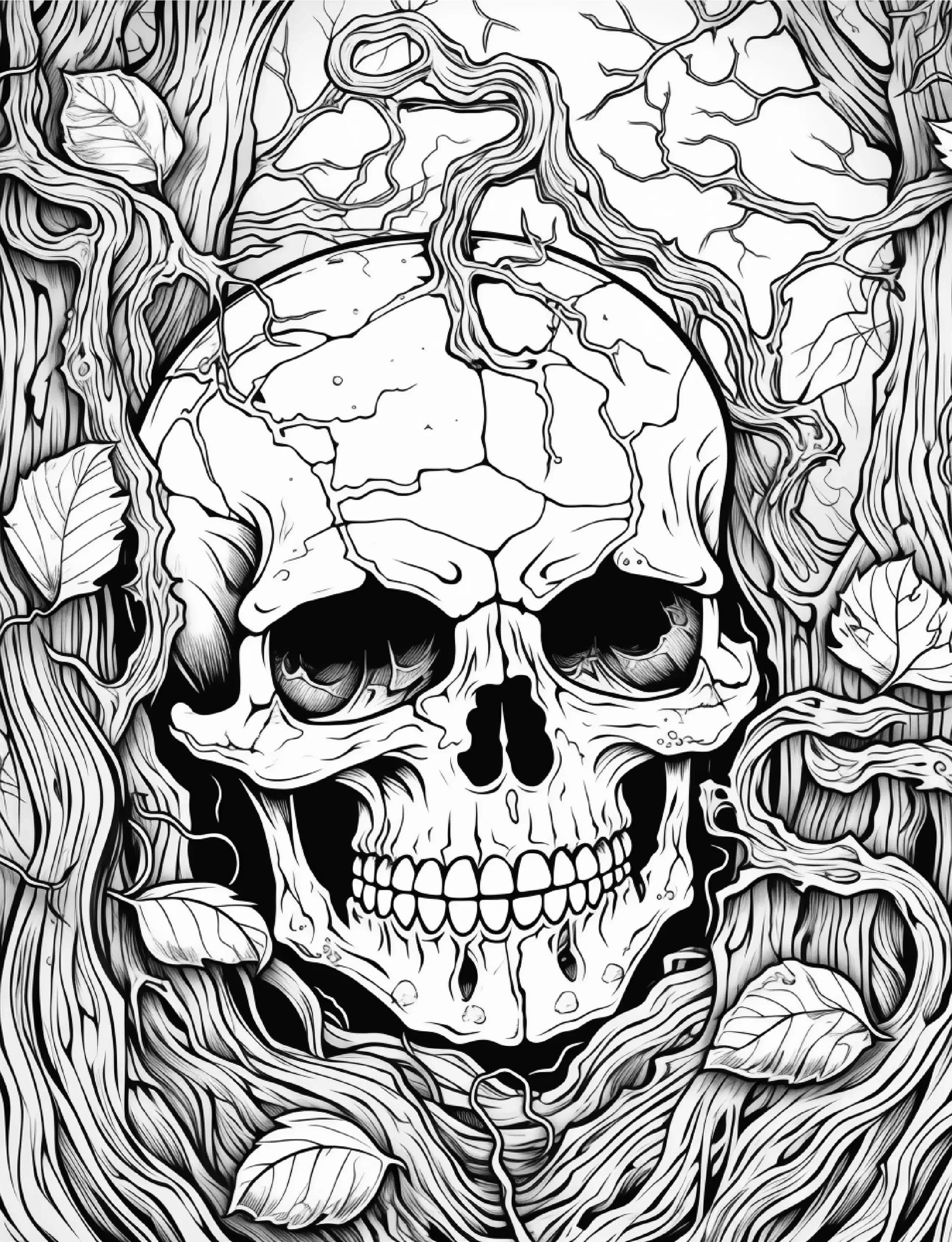 240 Halloween Coloring Pages For Adults-Robs Books