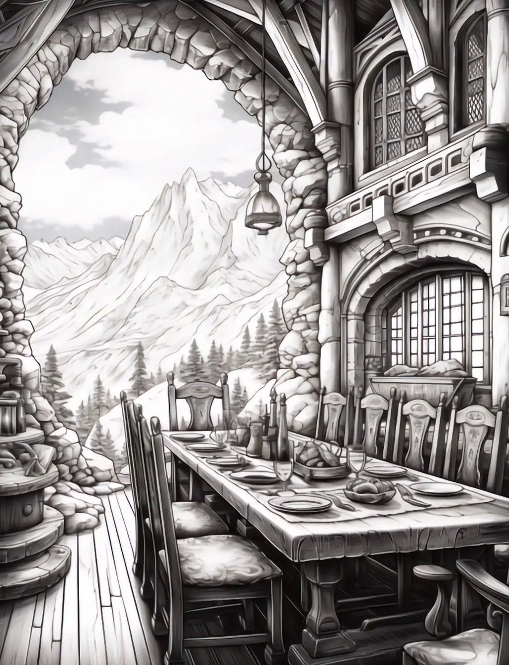 50 Dwarven Delights Coloring Pages - Robs Books