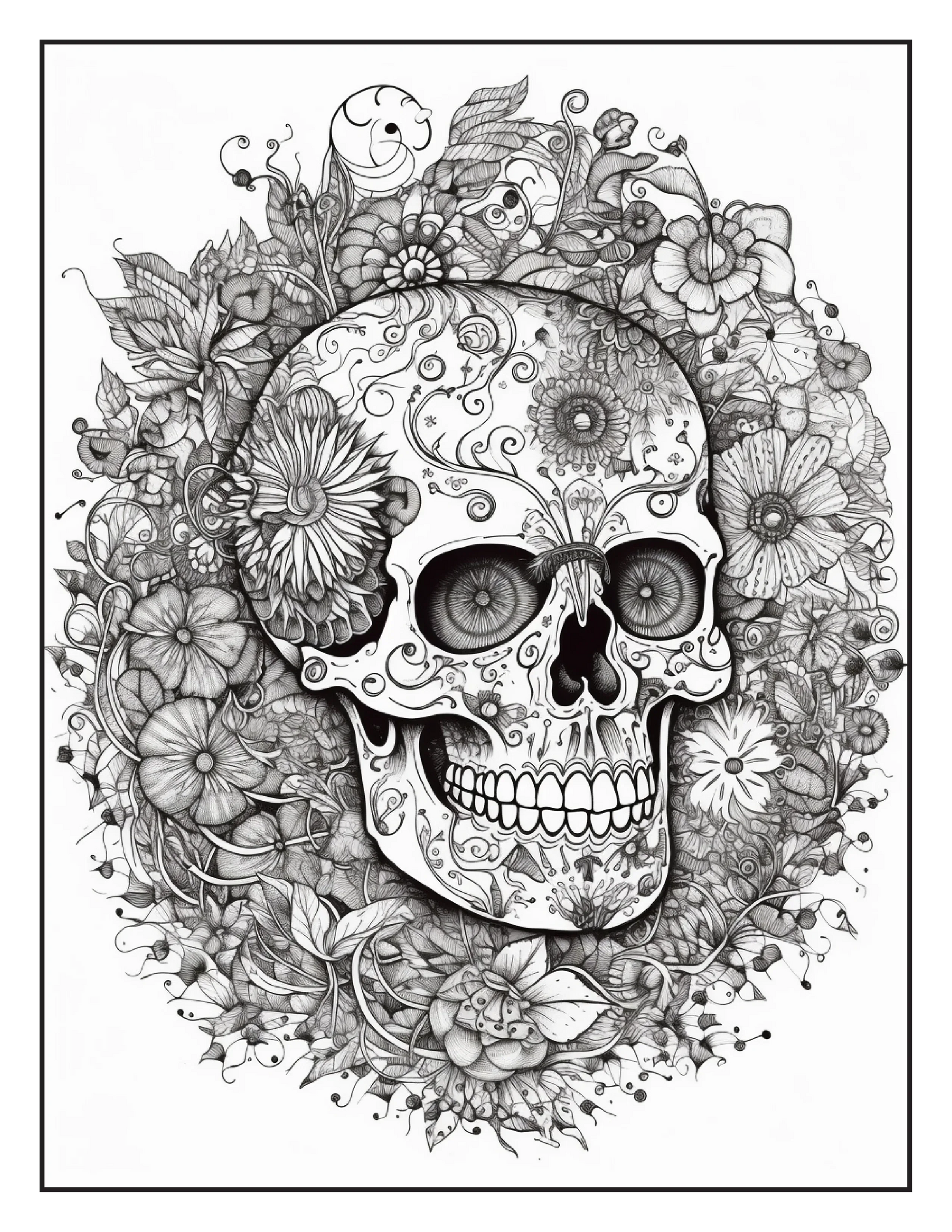 120 Halloween Mandala Coloring Pages-Robs Books