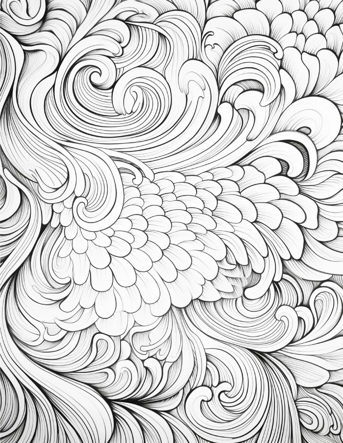 100 Zentangle Pattern Coloring Pages for Adults-Robs Books